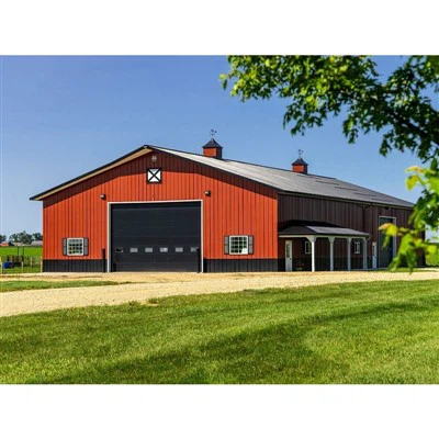 China Low Cost Steel Structure Dairy Cow Farm Shed